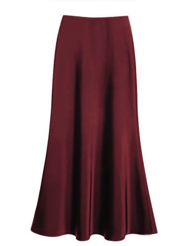 Damen Maxirock mit ausgestelltem Saum