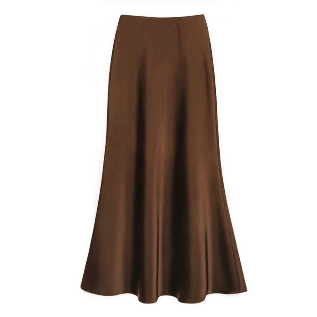 Damen Maxirock mit ausgestelltem Saum