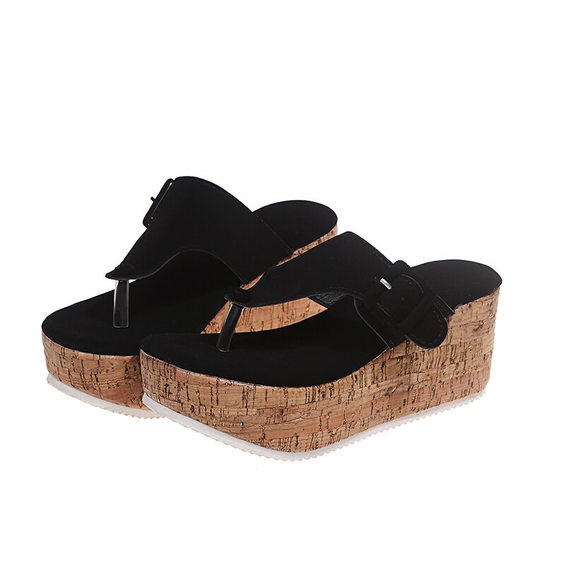 Damen Keilsandalen mit Korksohle