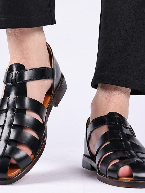 Gladiatorsandalen aus veganem Leder für Herren