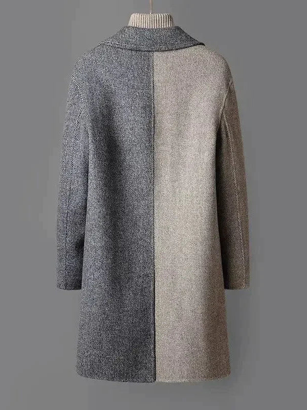 Zweifarbiger Umhang für Herren