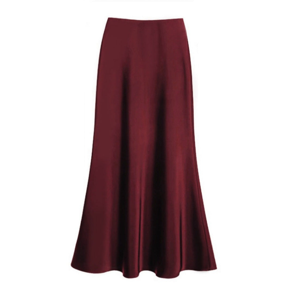 Damen Maxirock mit ausgestelltem Saum