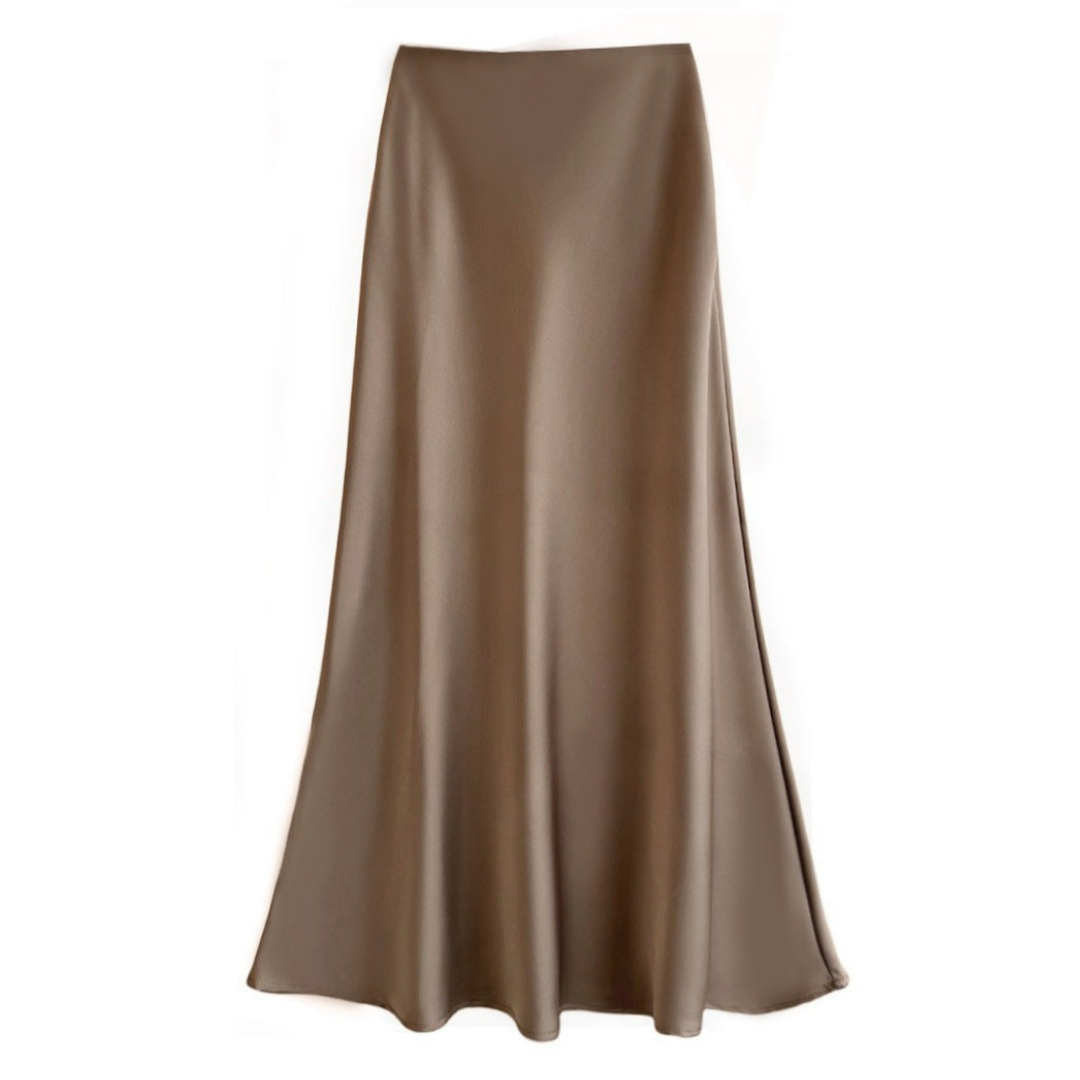 Damen Maxirock mit ausgestelltem Saum