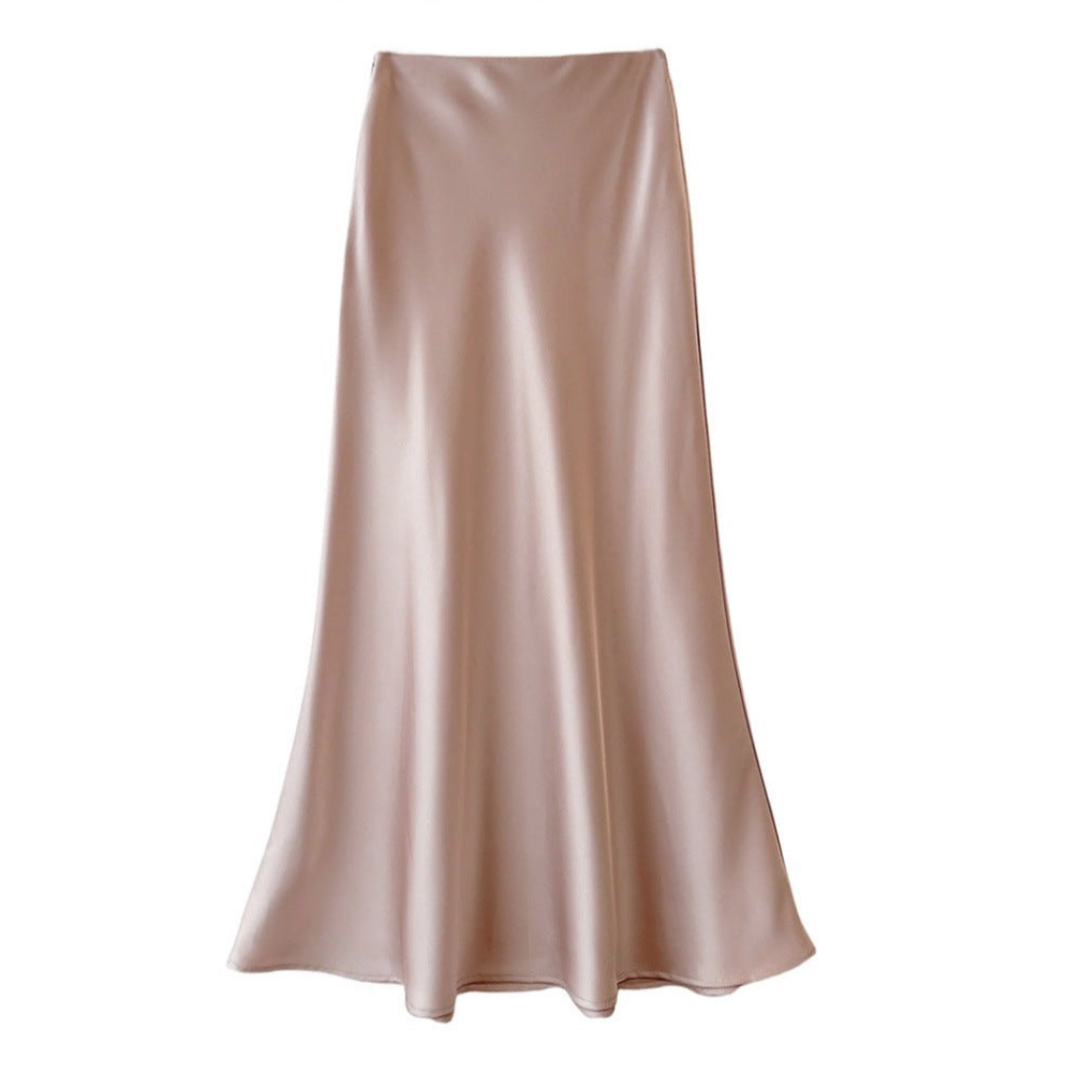 Damen Maxirock mit ausgestelltem Saum