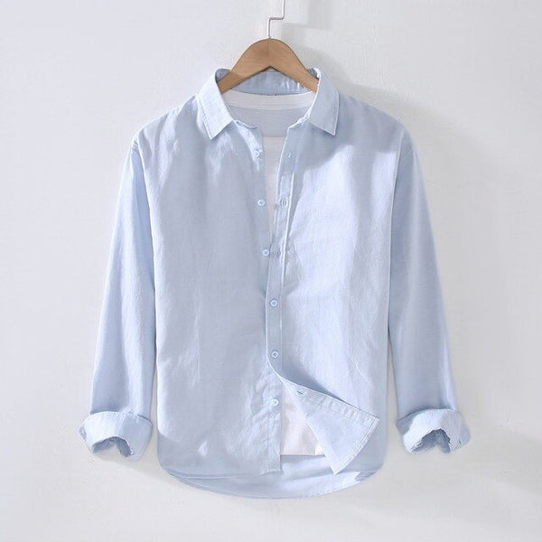 Langarmhemd mit Button-Down-Front für Herren