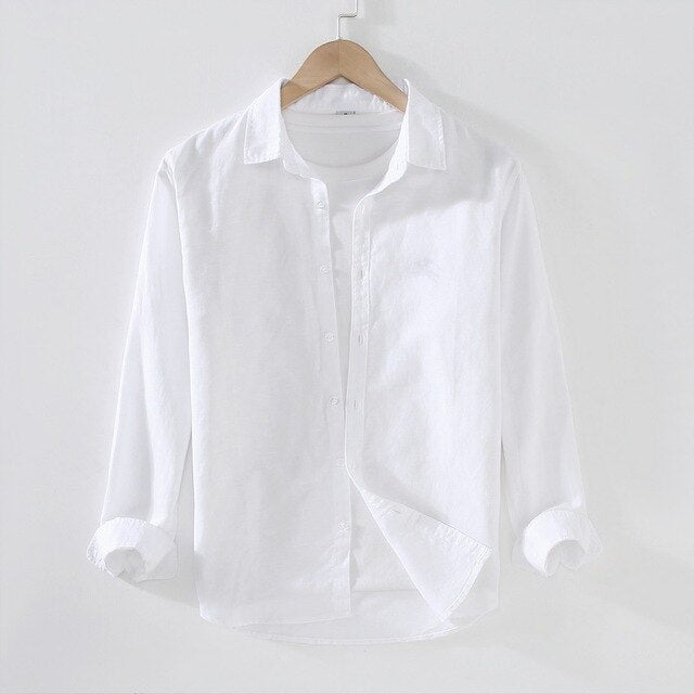 Langarmhemd mit Button-Down-Front für Herren