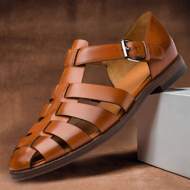 Gladiatorsandalen aus veganem Leder für Herren