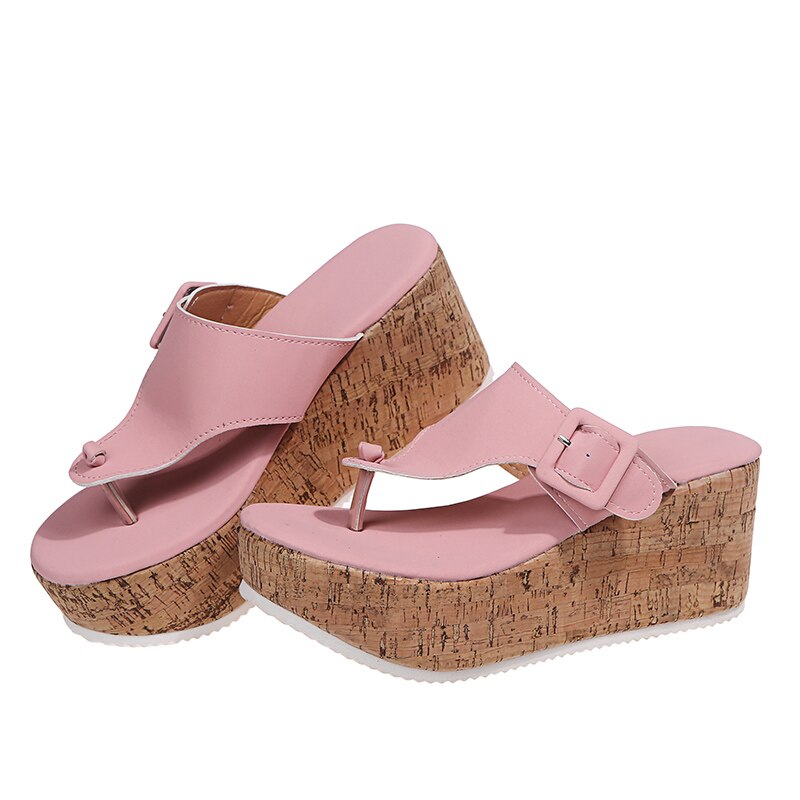 Damen Keilsandalen mit Korksohle