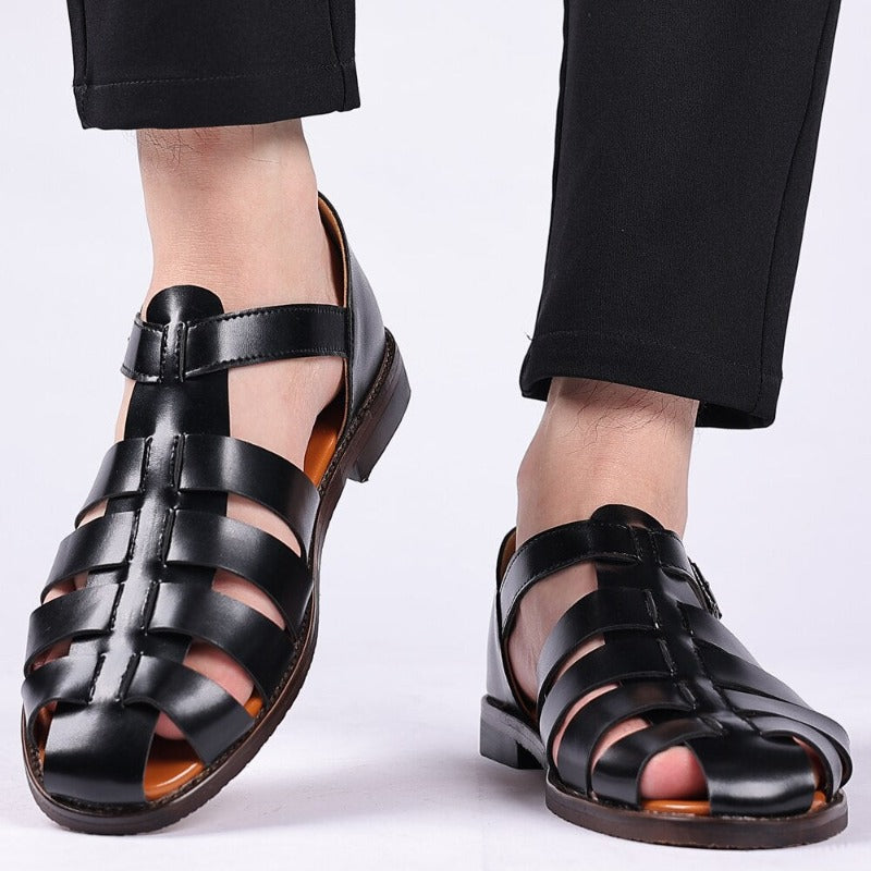 Gladiatorsandalen aus veganem Leder für Herren