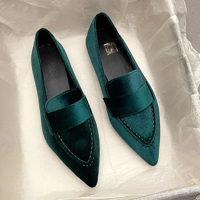 Spitze flache Schuhe für Damen