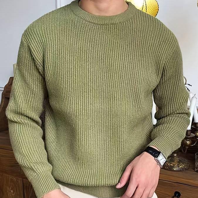 Rundhalspullover für Herren